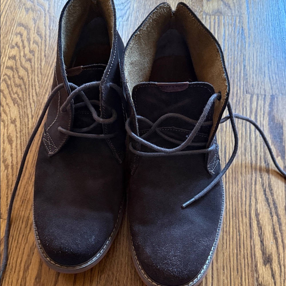 Men's Florsheim Brown Suede Lace-Up Shoes